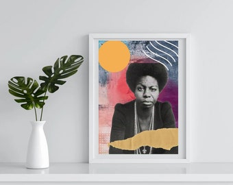 Nina Simone A4 Digital Print