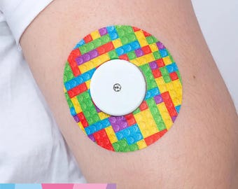 Freestyle Libre Color Patch "Legolibre" - Diabetic Patches - Freestyle Libre sensor - 15 patches