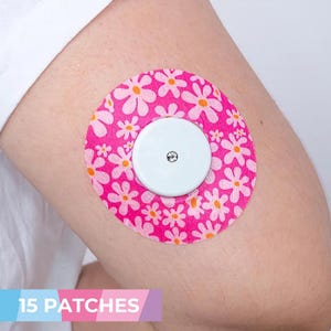 Freestyle Libre Farbpflaster „Margalindas“ – Diabetikerpflaster – Freestyle Libre Sensor – 15 Pflaster