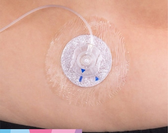 Medtronic Infusion Set Protective Transparent Patches - Diabetic Patches - 30 patches