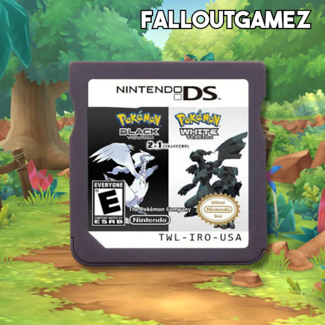 Pokemon Black Version Pokemon White Gba Pokemon Nintendo DS Games