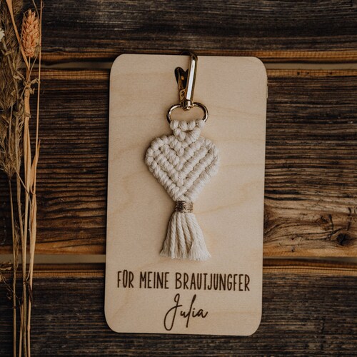 personalized gift for bridesmaid I thank you to bridesmaid I bridesmaid I thank you to bridesmaid I macramé bridesmaid