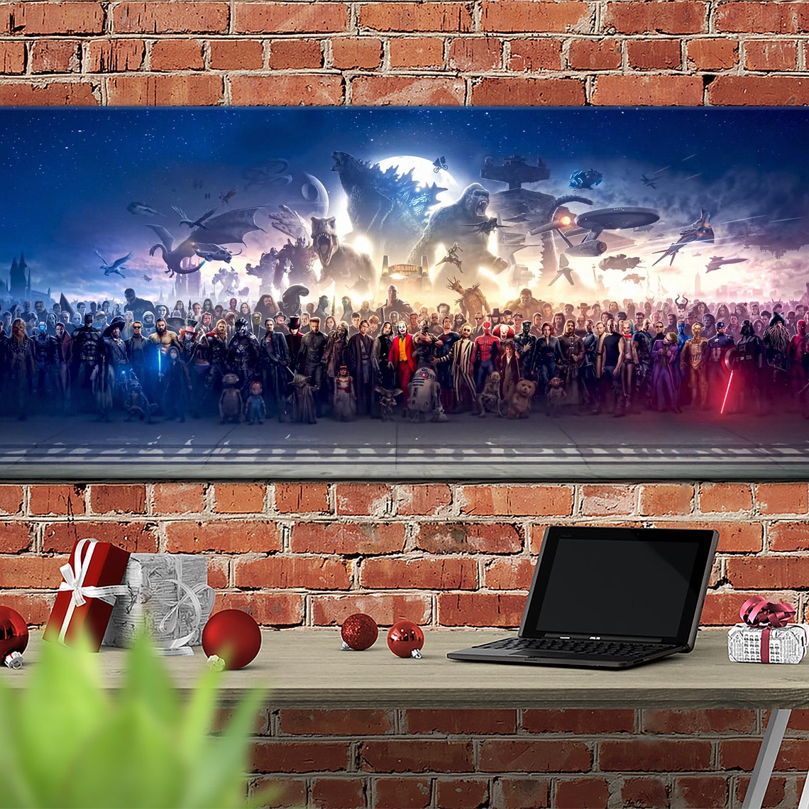 150 Movies Characters XXL ' Blockbuster Fine Art Panorama Etsy UK
