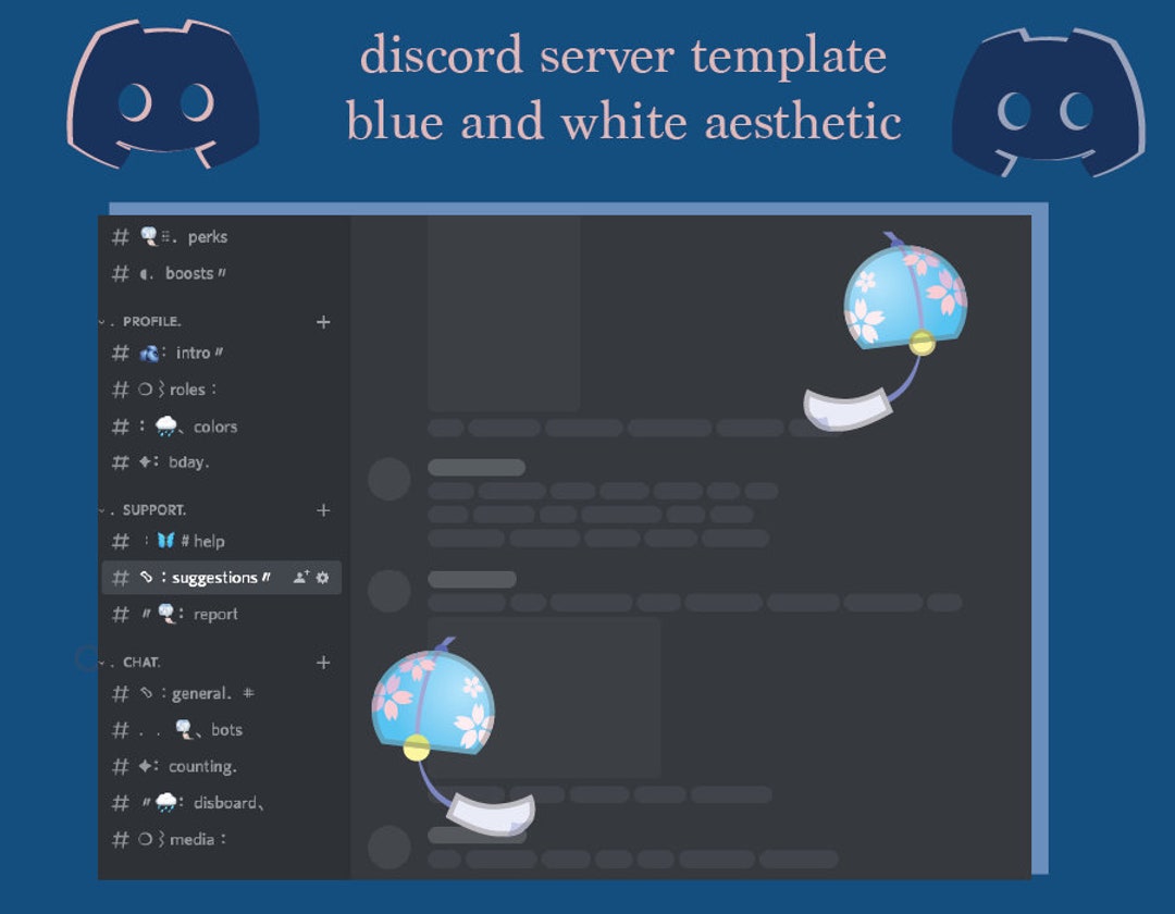 Discord Aesthetic Server Template