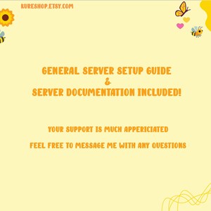 General server setup guide& server documentation included!