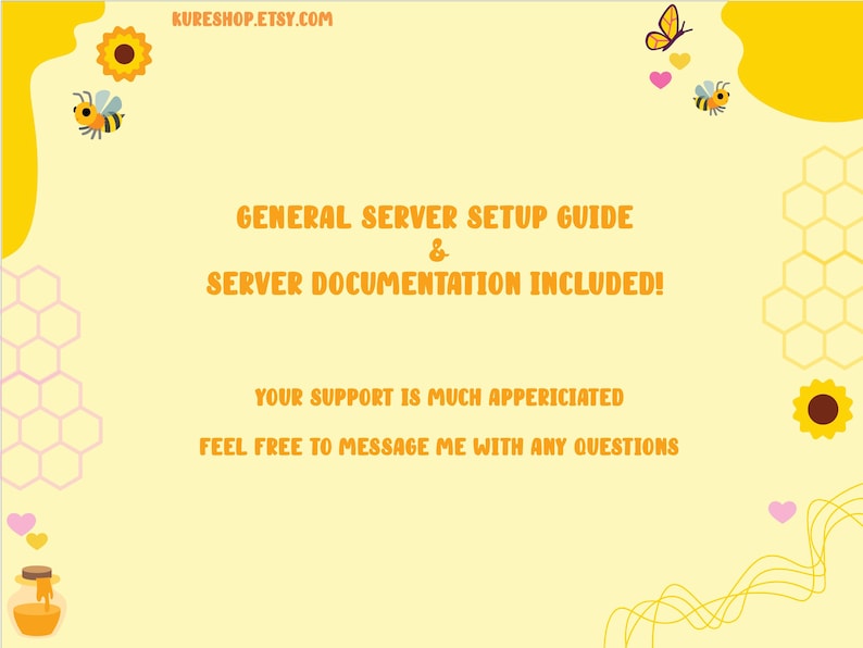 General server setup guide& server documentation included!