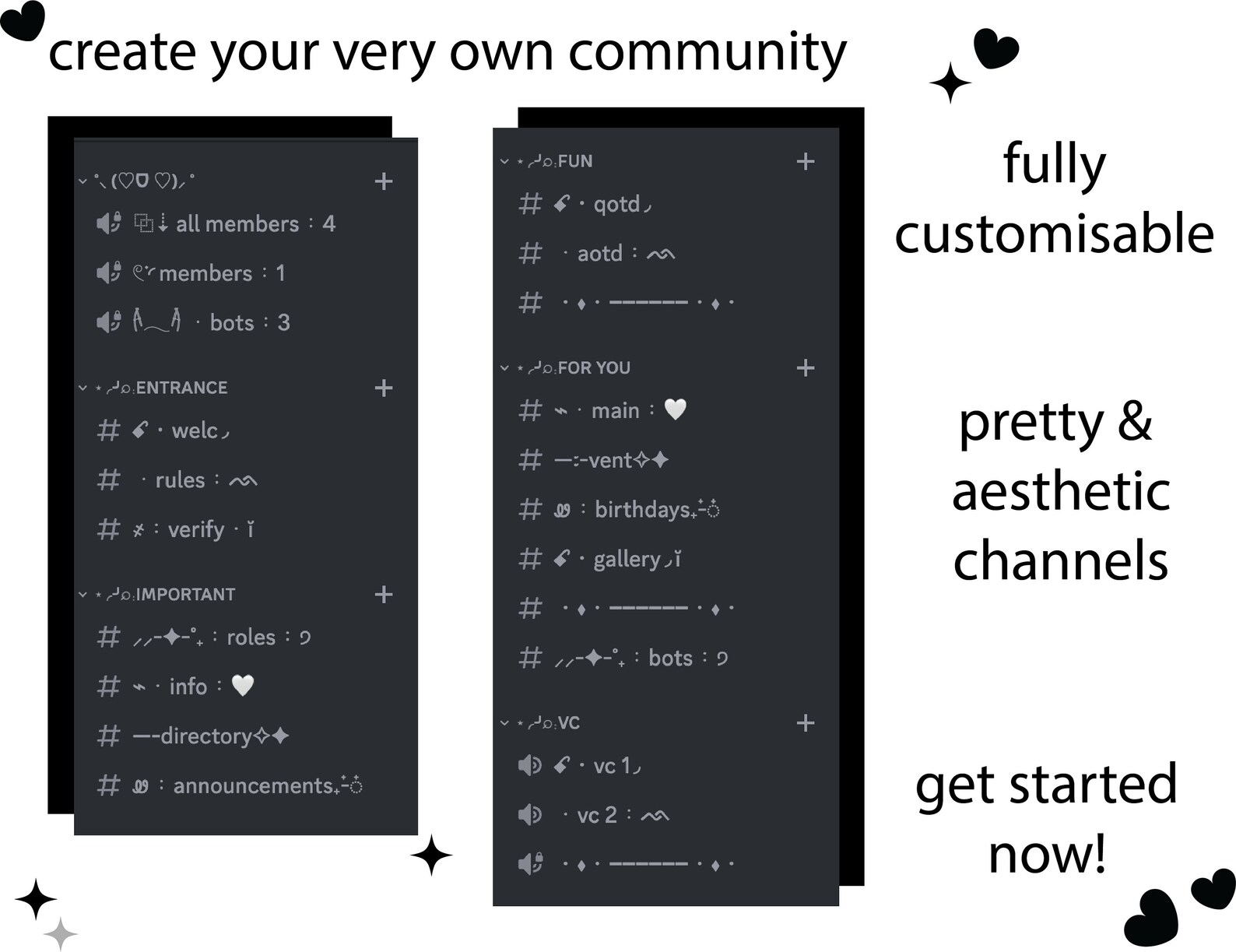 Discord Server Template White Minimalist Community Aesthetic Etsy Discord Server Template White Minimalist Community Aesthetic Etsy