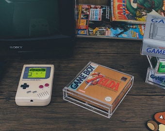 UV protected methacrylate box - Nintendo Game Boy, Color and Advance games - Does not include games or other items