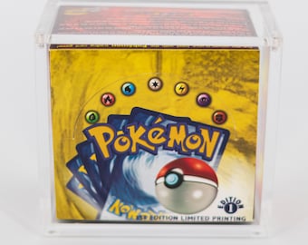 UV Protected Methacrylate Box - Pokémon First Edition TCG