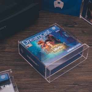 UV protected acrylic box - SEGA Dreamcast Shenmue PAL game in box - Game not included