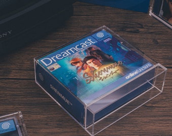 UV protected methacrylate box - SEGA Dreamcast Shenmue PAL game in box - Free shipping! - Does not include game