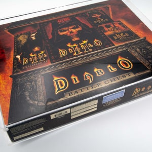 Methacrylate case with UV protection - PC Diablo II Battle Chest - Free shipping! - Does not include games or others