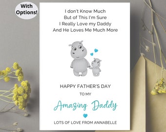 First Fathers Day Card for Daddy 1st Father&#39;s Day Card, 2022 First Father&#39;s Day As My Daddy, New Dad Mothers Day Card, 1st Father&#39;s Day Card
