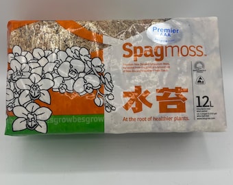 Besgrow New Zealand Premier Spagnum Spagmossa 12L / 150g - Orkidéer, Reptiler, Grodor