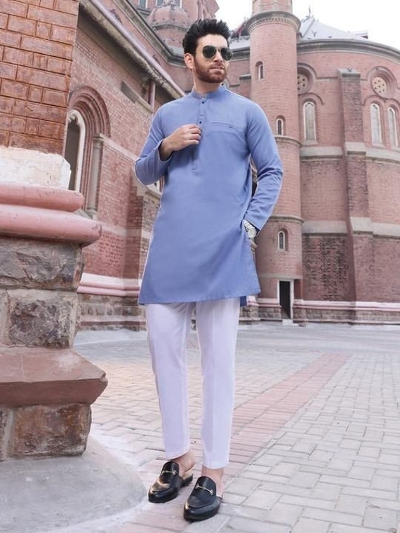 Short kurta and pajama sale