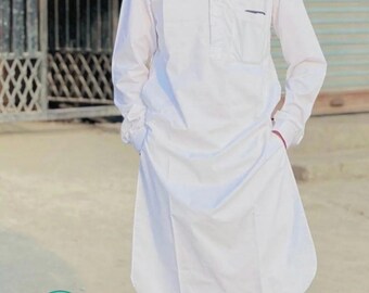 Handmade Cotton Kurta Pajama Set: Men's Party Wear Suit