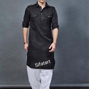 Buy Black Pathani Suit Online In India Etsy India