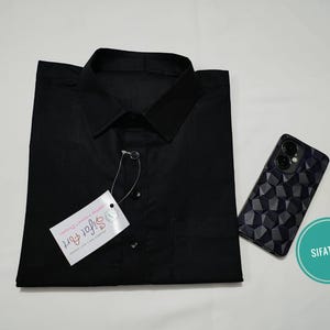 Black kurta Handmade Kurta Men Indian Traditional Kurta For Men&#39;s 100% Cotton Kurta Solid orange Kurta Wedding Kurta Stylish only kurta