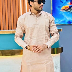 Men kurta Handmade Kurta Men Indian Traditional Kurta For Men&#39;s 100% Cotton Kurta Solid white Kurta Wedding Kurta Stylish only kurta