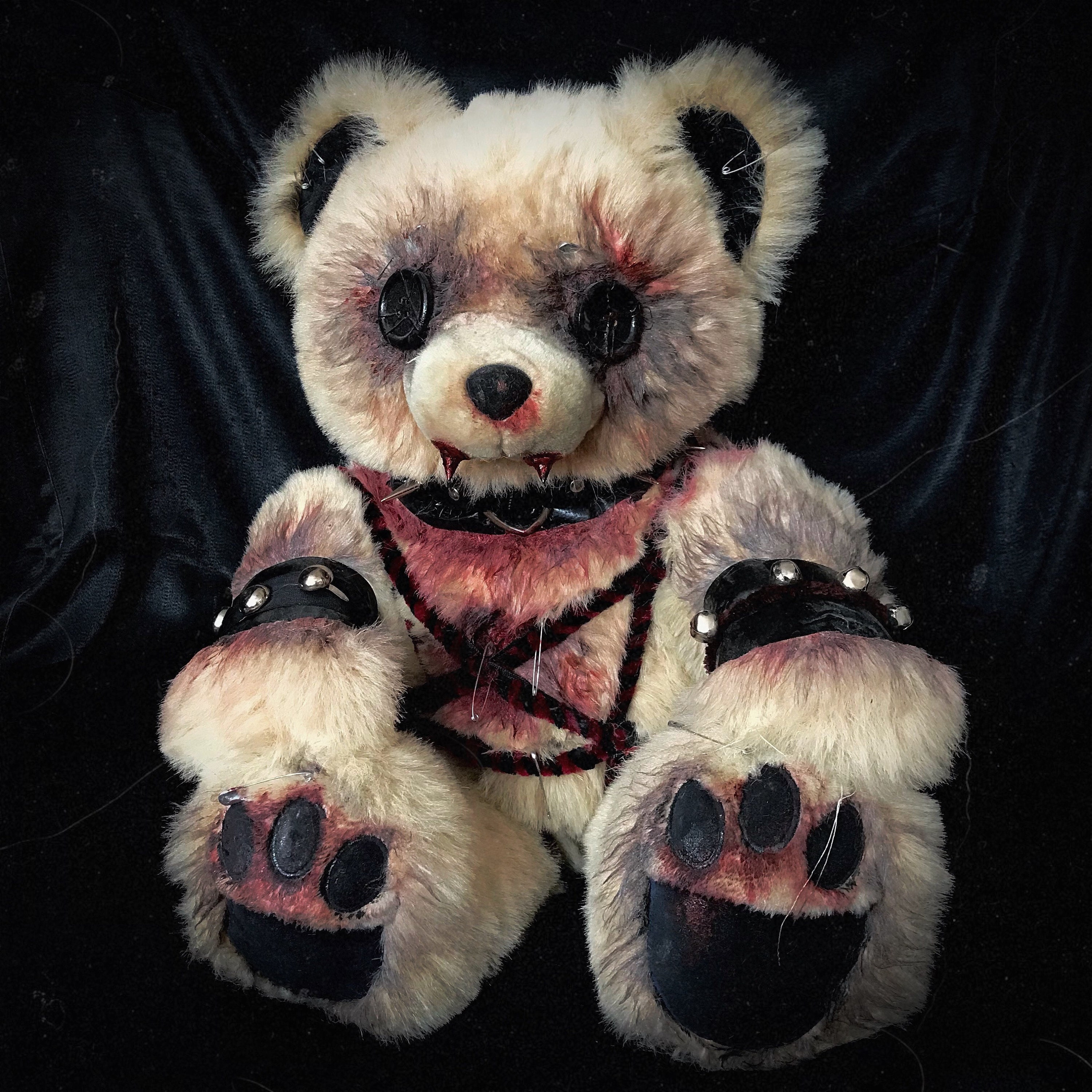 goth teddy bear