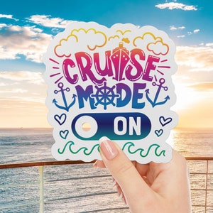 Cruise Mode Door Magnet Cruise Magnet Cruise Decoration Magnet Stateroom Door Magnet Royal Caribbean Disney Cruise Ship Family Vacation