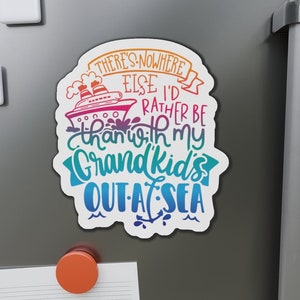 Grandkids Cruise Door Magnet Grandchildren Cruise Magnet Cruise Decoration Magnet Stateroom Grandparent Door Magnet Family Cruise