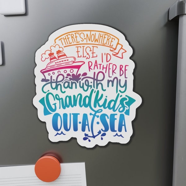 Grandkids Cruise Door Magnet Grandchildren Cruise Magnet Cruise Decoration Magnet Stateroom Grandparent Door Magnet Family Cruise