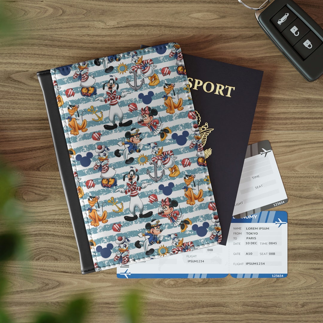 Disney Cruise Inspired Passport Holder Disney Cruise Passport Etsy