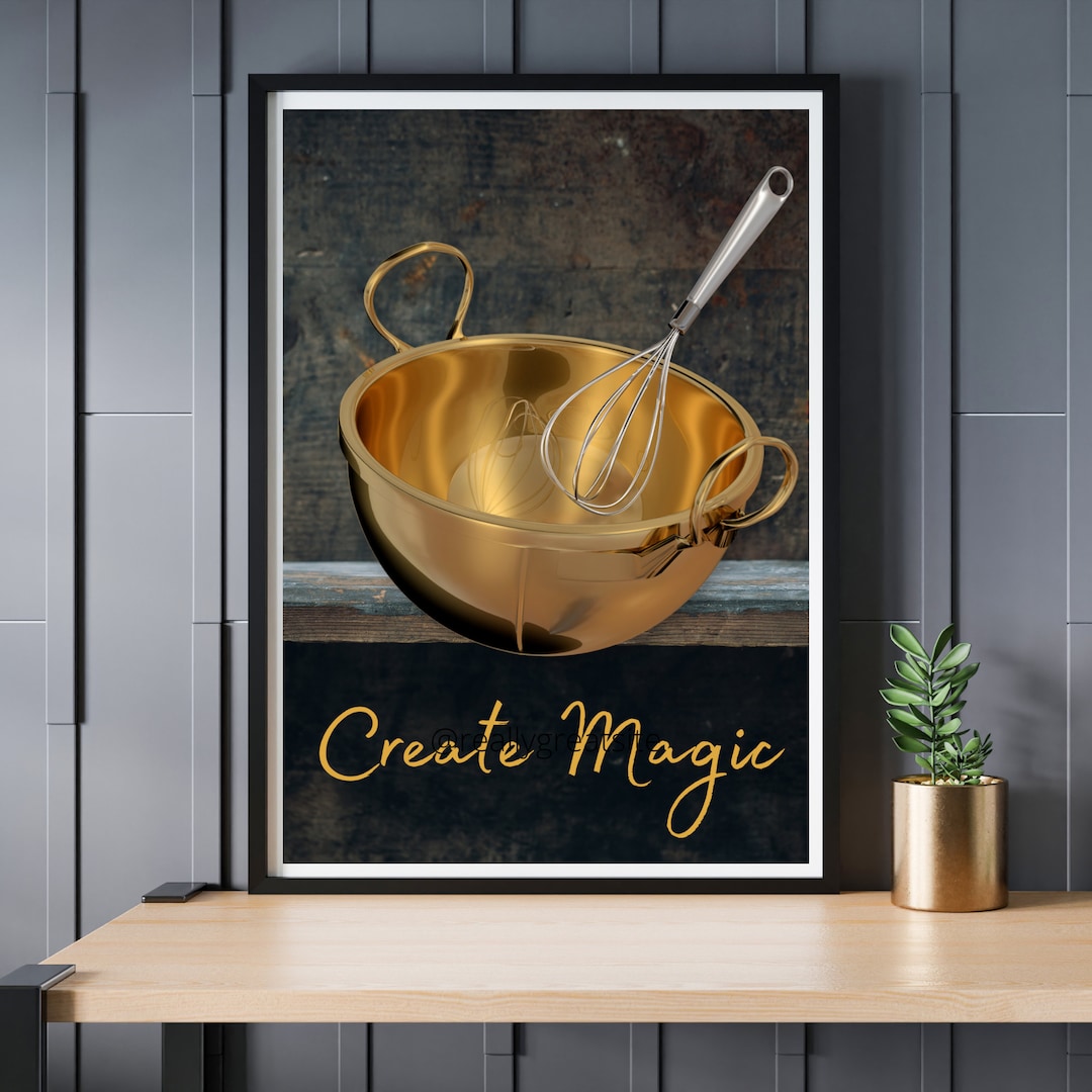 Kitchen Wall Art Digital Download Custom Photos Unique Décor Cooking ...