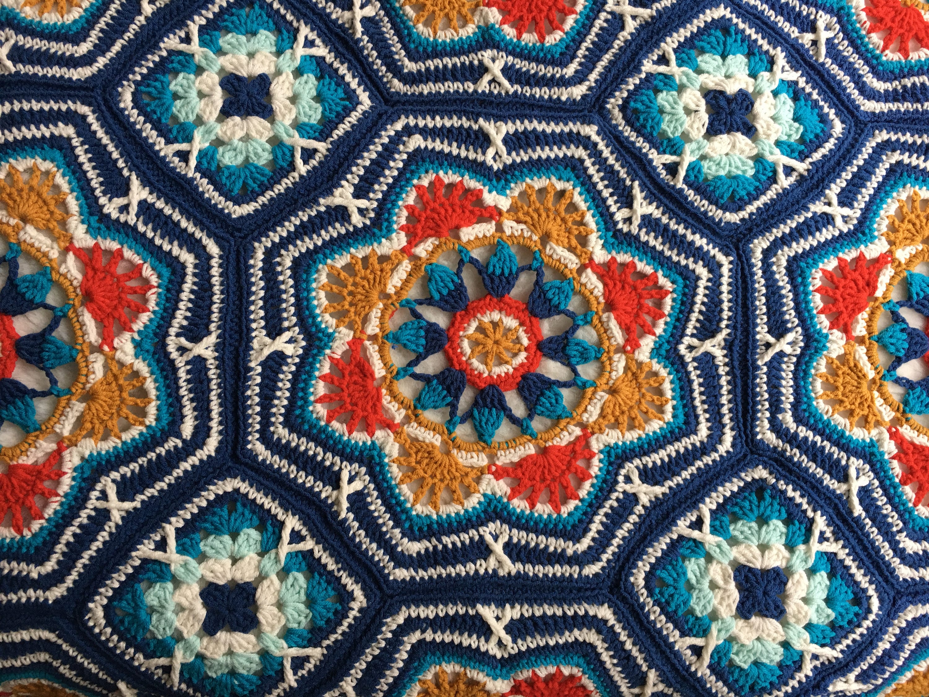 Crochet Persian Tiles Blanket,justin Bieber Blanket,crochet Granny