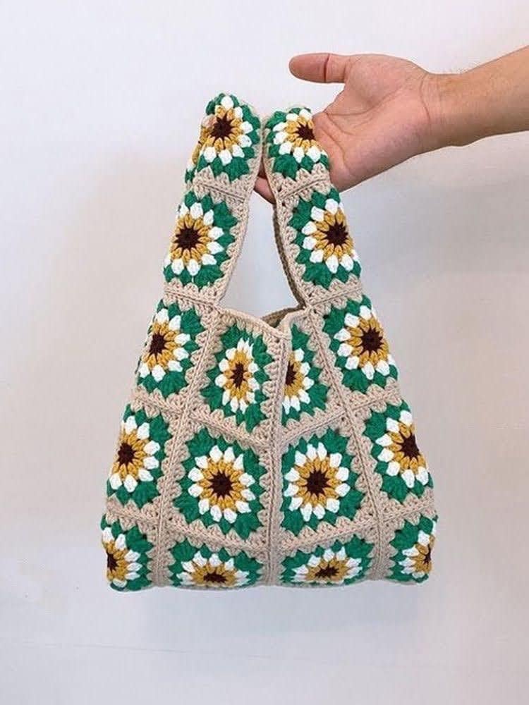 Marni Market Marni Knitted Crochet Wool Bag from Japan popular