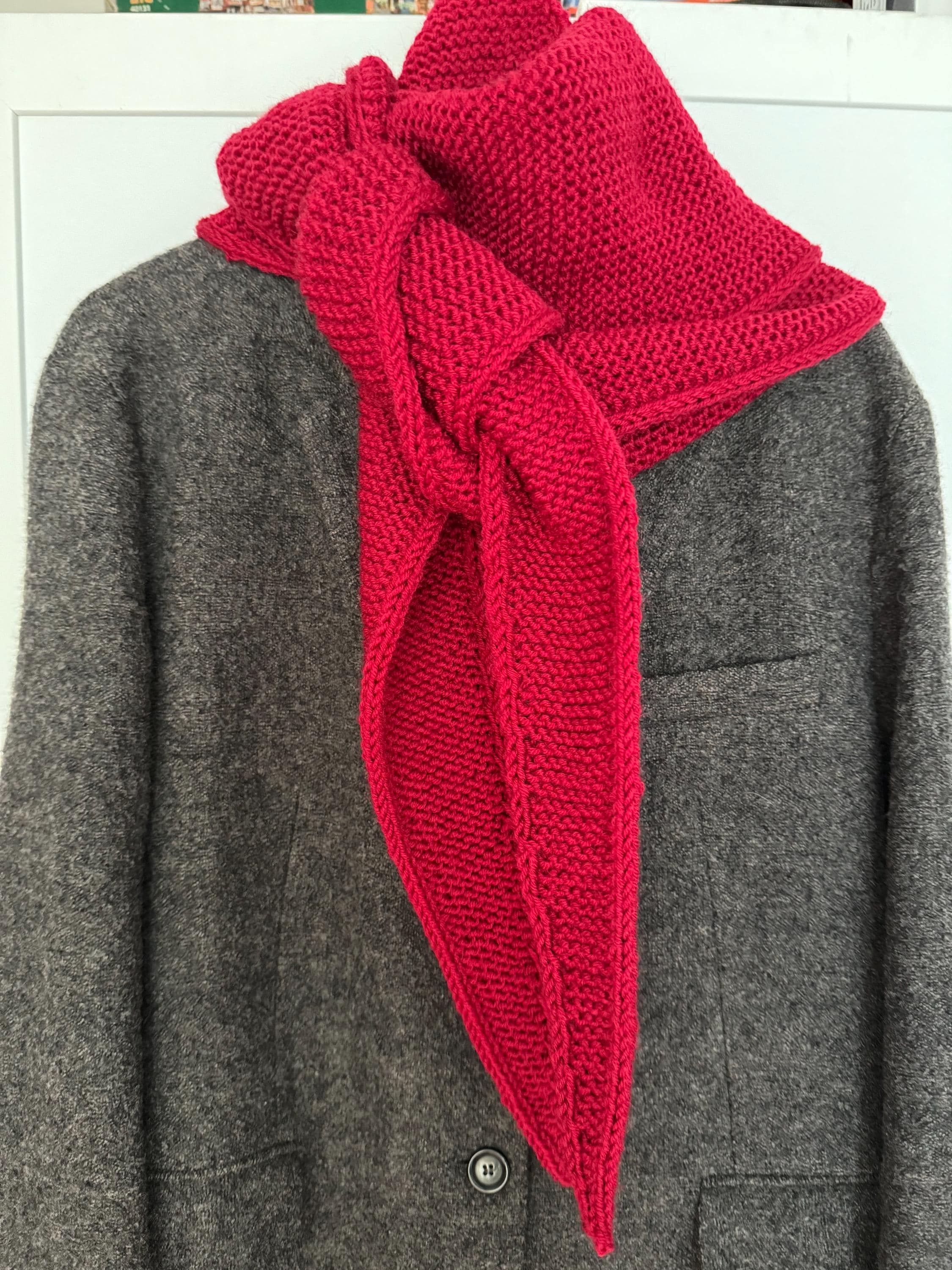 Sophie Scarf, Handmade Long Wool Scarf, Knitted Scarf, Sophie