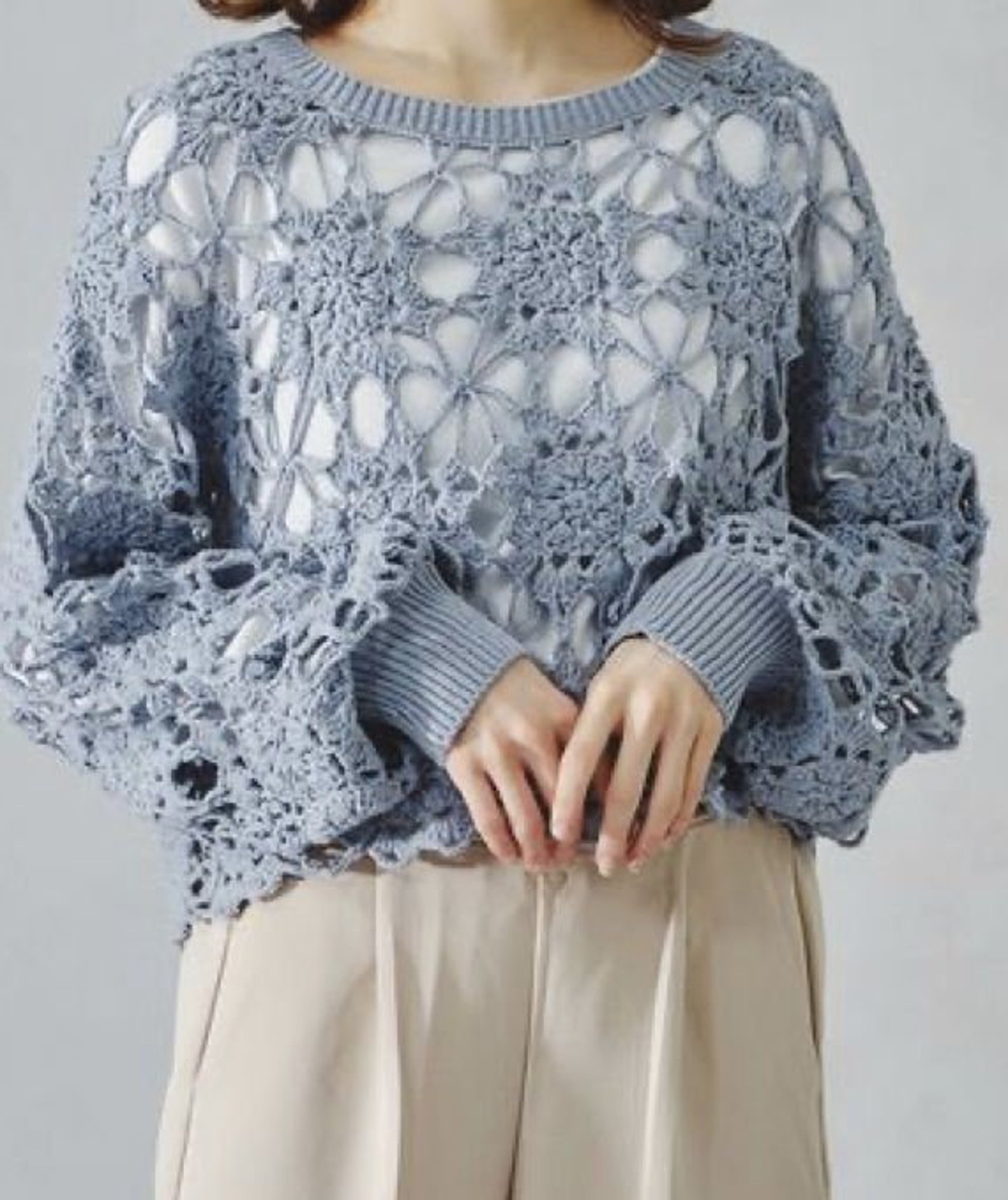 Crochet Lace Sweater,crocheted White Lace Sweater,knit Festival ...