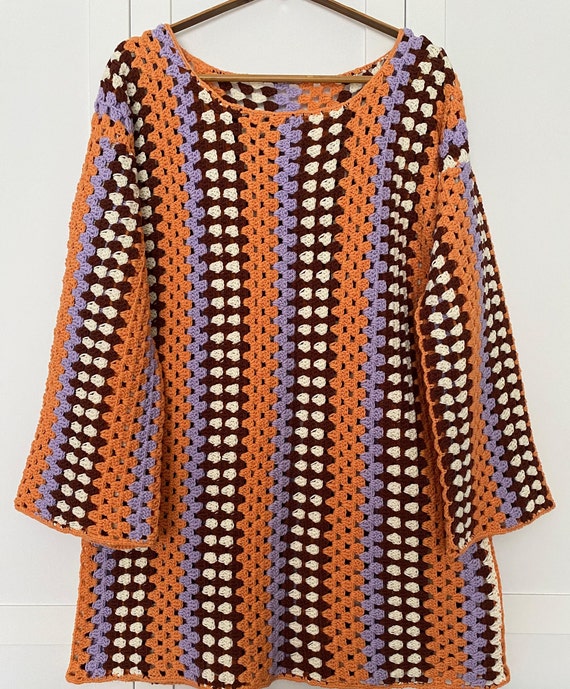Taylor Swift Crochet Dress, Boho Summer Dress for Taylor Swift Fans, Granny  Square Dress, Orange Mini Dress, Hippie 70s Clothing, Knit Dress - Etsy