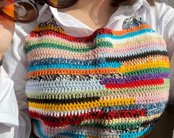 ミュウミュウ風クロシェトップ、女性用クロシェブラレット、女性用