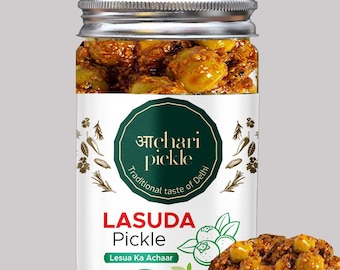 Home Made Lasode/Lesua/ Gunda Pickle Achar 400gm Rajasthani Lasoda Fruit ka achaar  - Mother’s Recipe | Organic North Indian Pickle