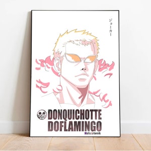 Print illustration Donquixote Doflamingo One piece -  Portugal