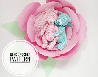 Bear Crochet Pattern: Amigurumi animals PDF pattern