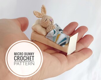Tiny Crochet Bunny Pattern: Mini Amigurumi Toy (PDF Pattern)