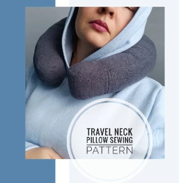 Travel Pillow Sewing Pattern Neck Pillow Pattern Car Accessories Plush Neck Pillow Sewing Pattern