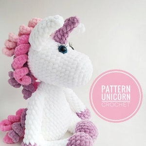Unicorn Crochet Pattern: Amigurumi Plush Toy (PDF Pattern)
