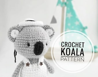 Koala Crochet Pattern: Miniature Amigurumi Bear (PDF Pattern)