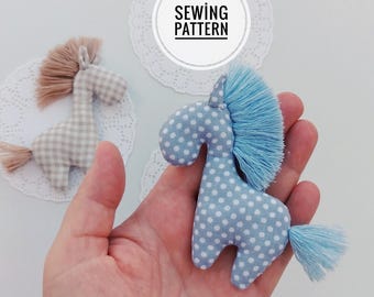 Horse Sewing Pattern Tiny Pony Sewing Toy Textile