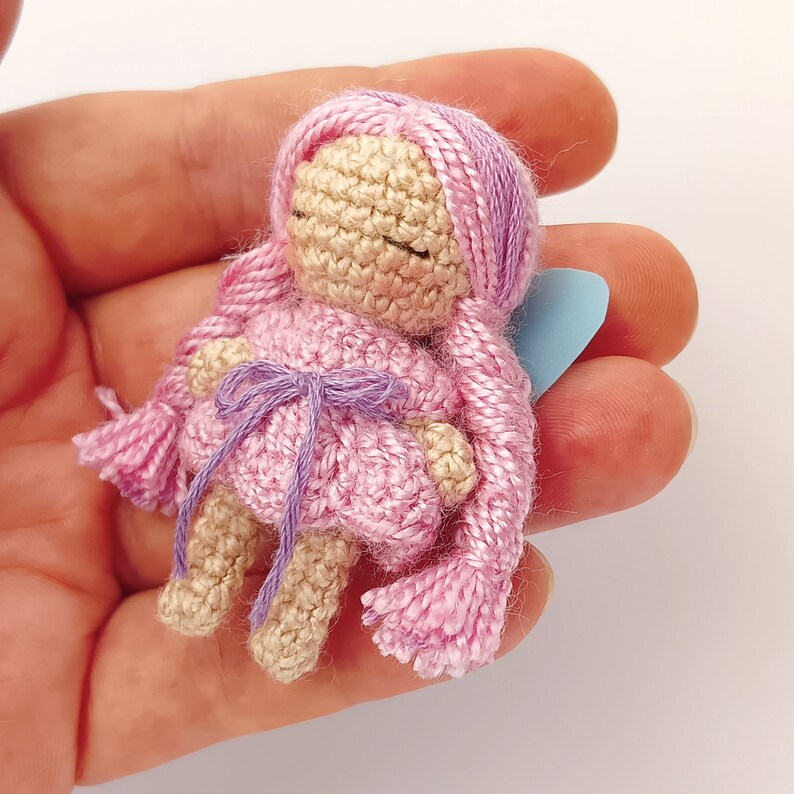 Mini Me Doll Crochet Personalized Miniature Amigurumi Mini Etsy