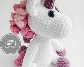 Unicorn Crochet Pattern: Amigurumi Plush Toy (PDF Pattern)