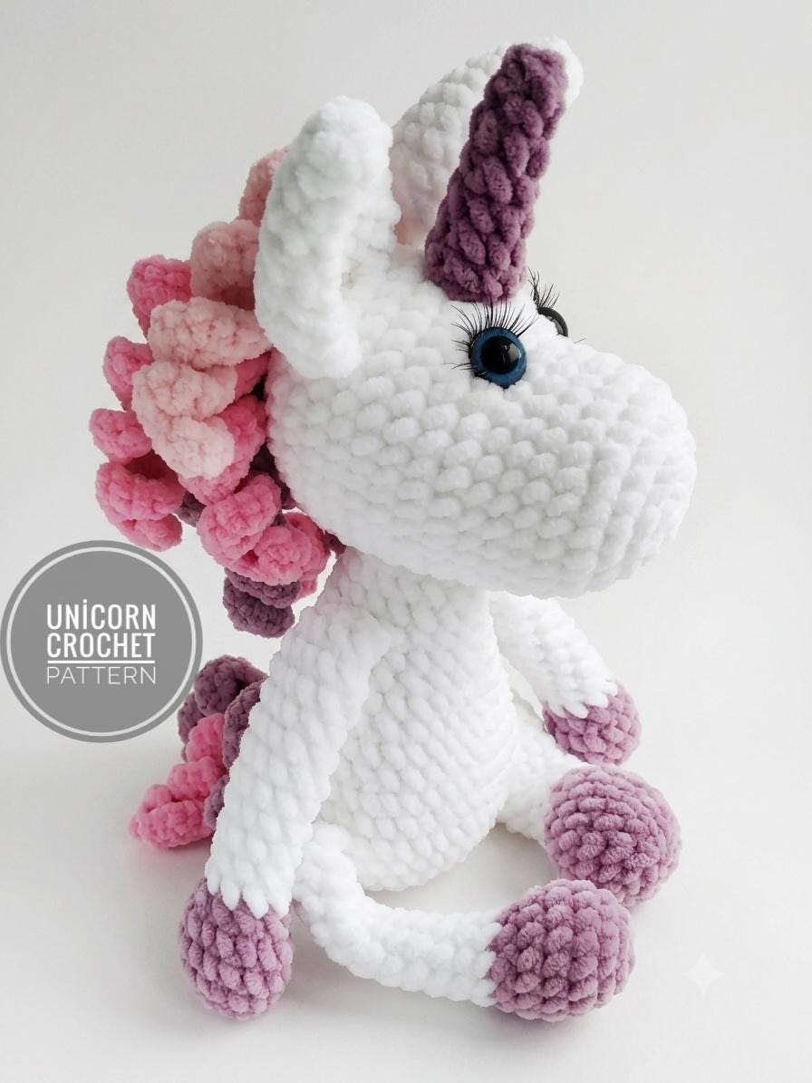 40 Unicorn Crochet Patterns to Spark a Little Handmade Magic 17 Unicorn Crochet Pattern: Amigurumi Plush Toy