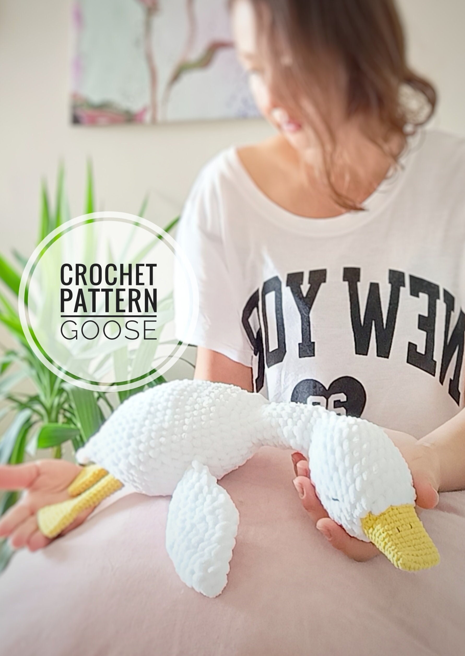 Goose Crochet Pattern Amigurumi Goose Plush Crochet Toys Bird Etsy