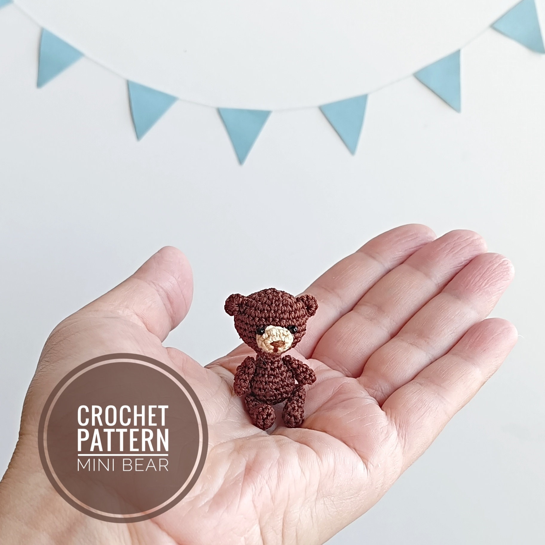 Micro Crochet Bear Pattern: Tiny Amigurumi Teddy