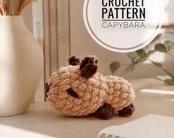 Capybara crochet pattern amigurumi digital pdf