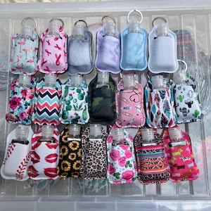 Sanitiser key rings